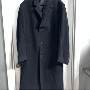 Nautica Men's Black Trench Coat